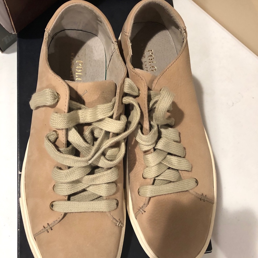 NWOT IN BOX Ralph Lauren Jermain Dark Buck Leather - Picture 2 of 10